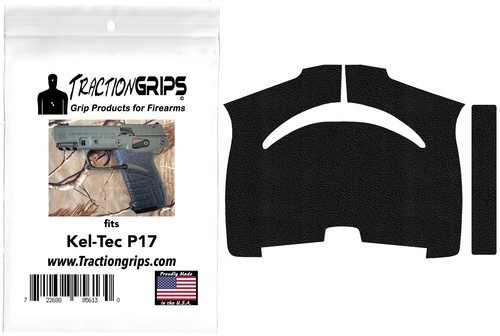 Tractiongrips black rubber - , gun